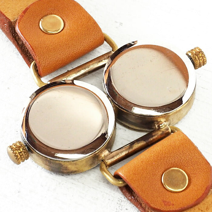 Watanabe Koubou 手工手錶“蜻蜓-DT”雙時間甜甜圈索引 [NW-183-DI] 