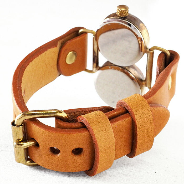 渡辺工房 手作り腕時計 “Dragonfly-DT” デュアルタイム ドーナツインデックス [NW-183-DI]