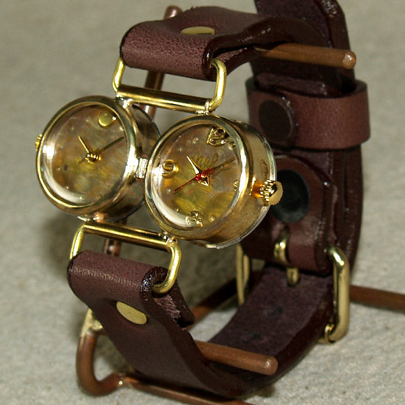 渡辺工房 手作り腕時計“Dragonfly-DT”メンズブラス [NW-183]
