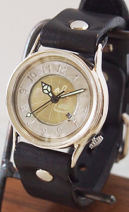 Watanabe Koubou Handmade Watch "S-WATCH2-S-DATE" with Date Men's Silver [NW-207SV-DATE] 