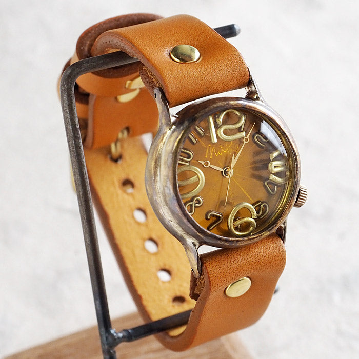 Watanabe Kobo Handmade Watch “On Time-B” Clear Yellow Dial [NW-214B-YE] 