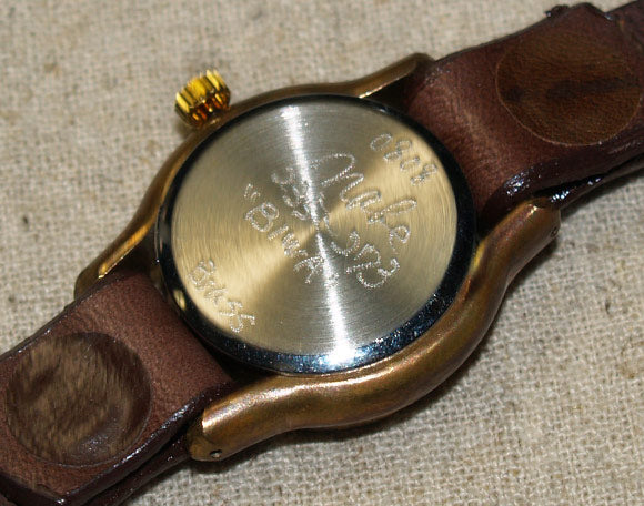 渡辺工房 手作り腕時計“BIWA”レディースブラス [NW-235]