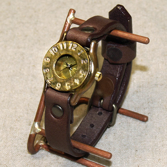 渡辺工房 手作り腕時計“BIWA”レディースブラス [NW-235]