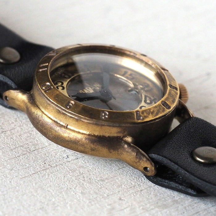 Watanabe workshop handmade watch “Explore-B-DATE” with date [NW-274DATE] 