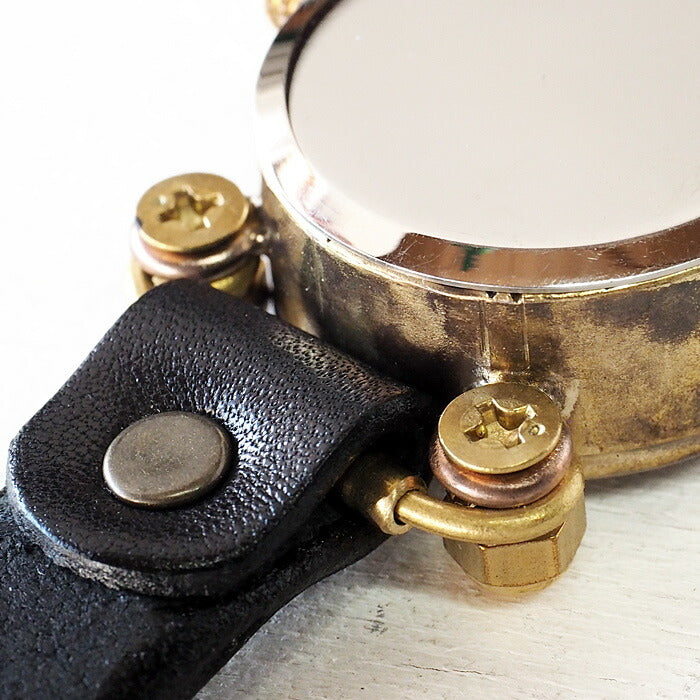 Watanabe workshop handmade watch "FROG-Jr" men's brass black tube [NW-288] 