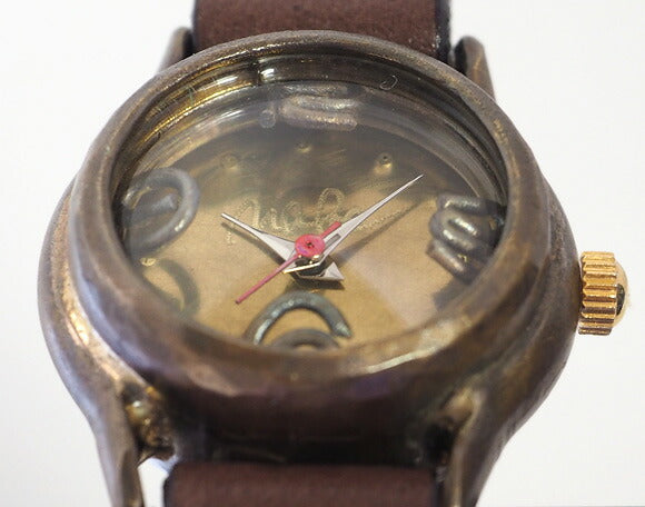 渡辺工房 手作り腕時計“Lady-on-Time-B”レディースブラス [NW-305B]