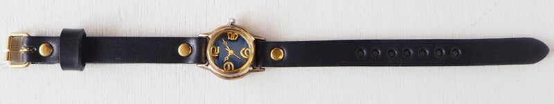 渡辺工房 手作り腕時計 “Lady on Time-B” ブルー文字盤 レディース [NW-305B-BL]