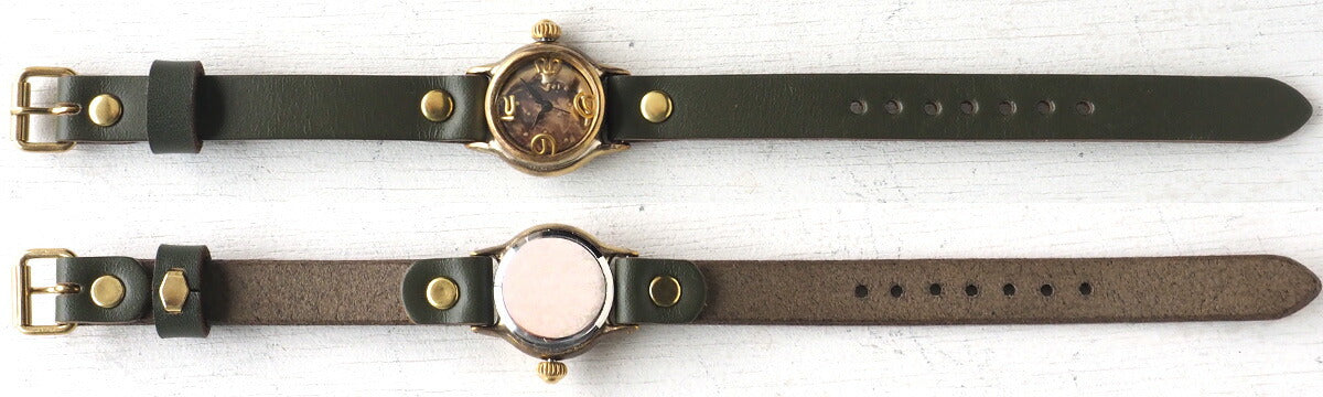 Watanabe Koubou Handmade Watch “Crescent Moon-LB” Ladies Brass [NW-305B-CM] 