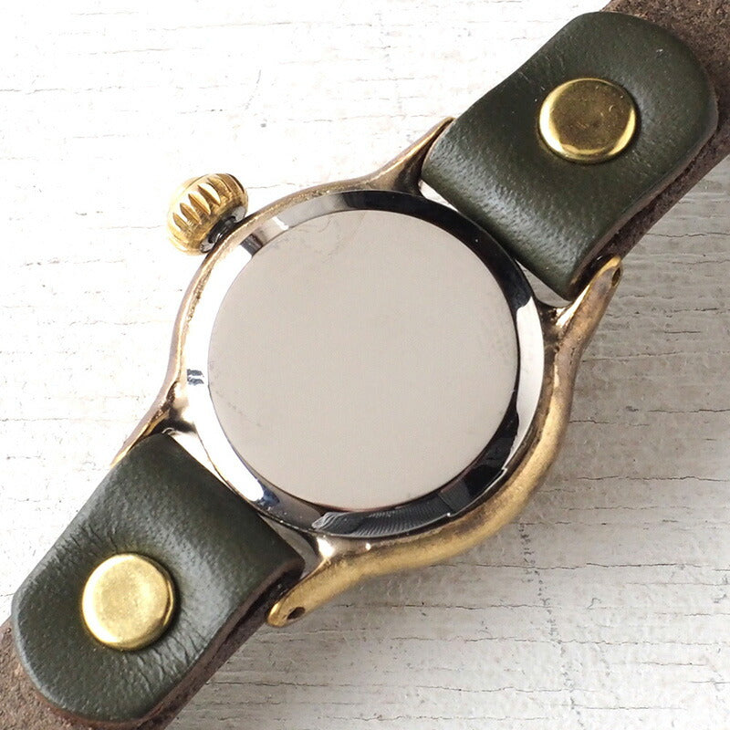 渡辺工房 手作り腕時計 “Crescent Moon-LB” レディースブラス [NW-305B-CM]