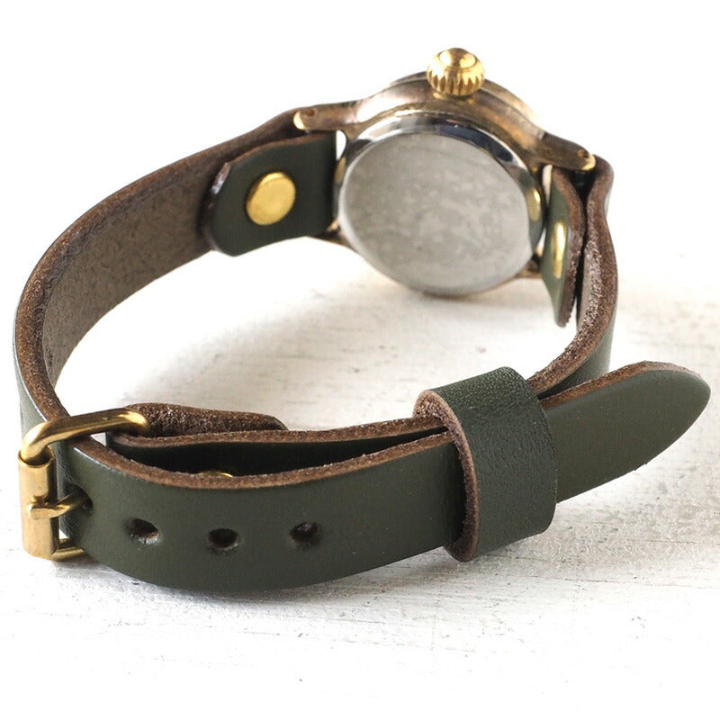 渡辺工房 手作り腕時計 “Crescent Moon-LB” レディースブラス [NW-305B-CM]