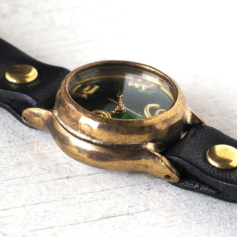 Watanabe Kobo Handmade Watch “Lady On Time-B” Clear Green Dial Ladies [NW-305B-GR] 