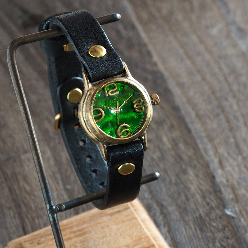 Watanabe Kobo Handmade Watch “Lady On Time-B” Clear Green Dial Ladies [NW-305B-GR] 
