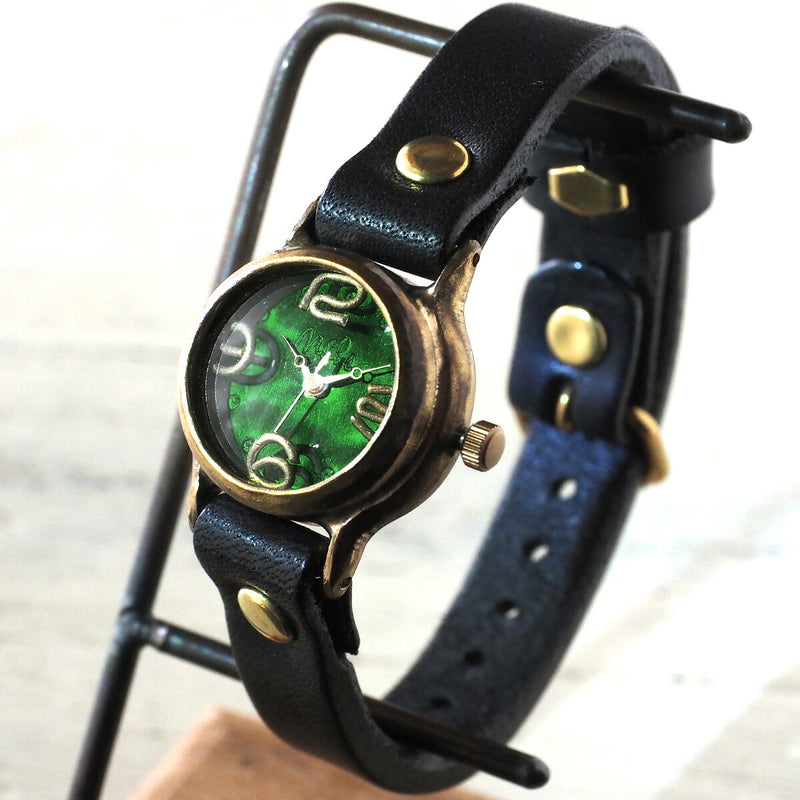 Watanabe Kobo Handmade Watch “Lady On Time-B” Clear Green Dial Ladies [NW-305B-GR] 