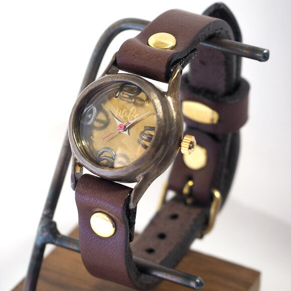 渡辺工房 手作り腕時計“Lady-on-Time-B”レディースブラス [NW-305B]
