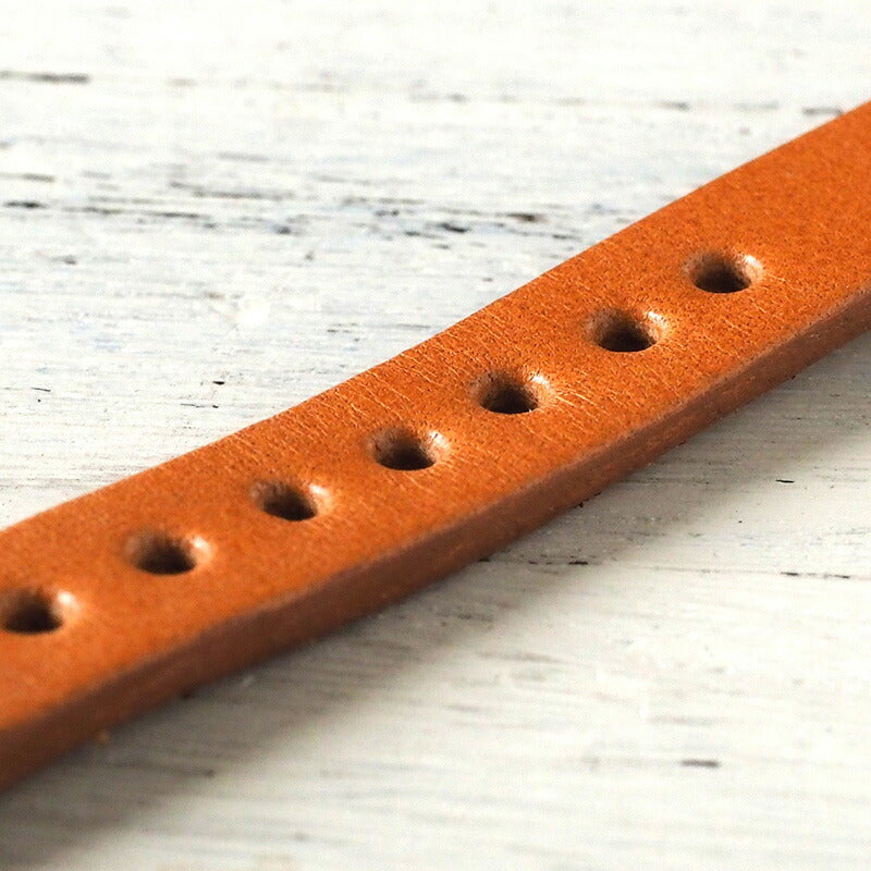 渡辺工房 手作り腕時計 “Lady On Time-B” クリアオレンジ文字盤 レディース [NW-305B-OR]