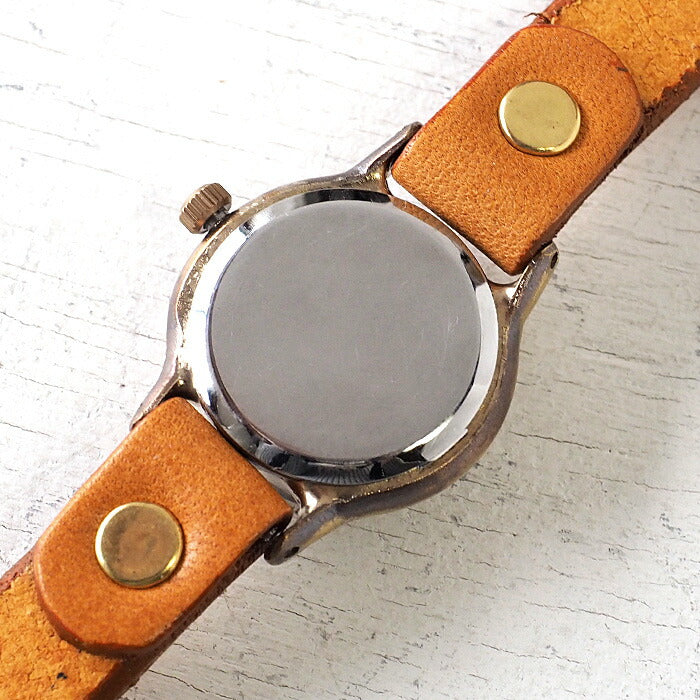 渡辺工房 手作り腕時計 “Lady On Time-B” クリアイエロー文字盤 レディース [NW-305B-YE]