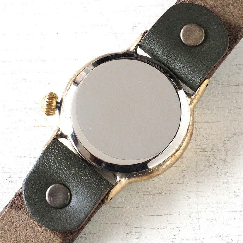 渡辺工房 手作り腕時計 “Crescent Moon-MB” メンズブラス [NW-352CM]