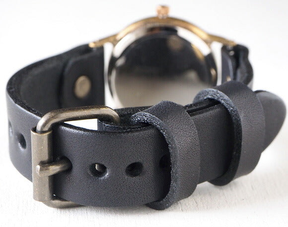 Watanabe Kobo Handmade Watch “Plain-SSP” Small Second Black Dial [NW-352SSP] 