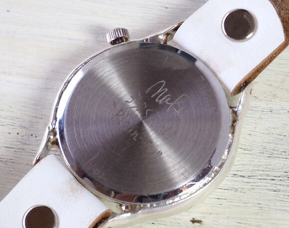 渡辺工房 手作り腕時計 “Plane-S”メンズシルバー バーインデックス 黒文字盤 [NW-352SV]