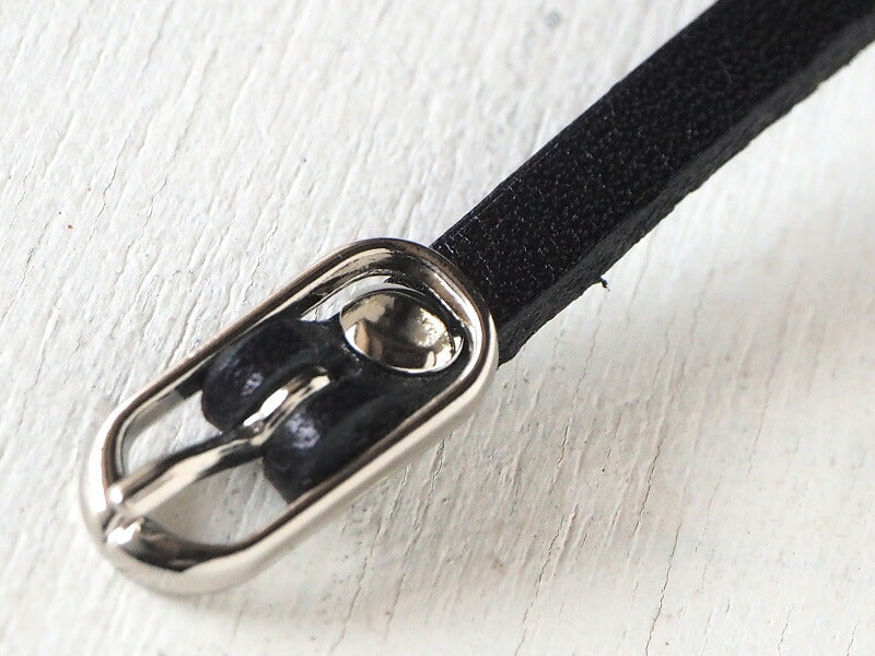 Watanabe Kobo Handmade Watch "Lady's Silver" Ladies Silver SUN &amp; MOON 5mm Wide Leather Strap [NW-365SV-SM] 