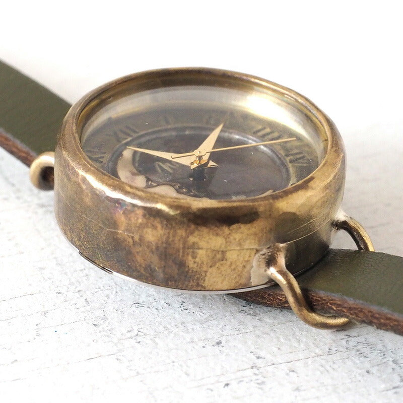 Watanabe Koubou Handmade Watch “Crescent Moon-MB4” Ladies Brass [NW-366CM4] 