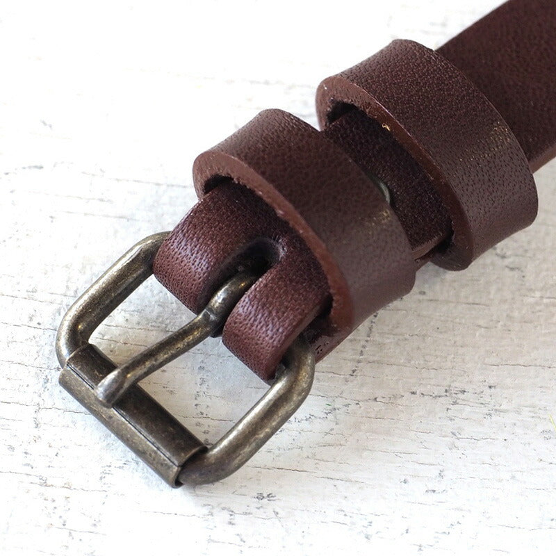 Watanabe Koubou Handmade Watch Slanted Dial “Wanokoku 4” 5-sen Coin Round Case Men's Brass 33mm [NW-377] 