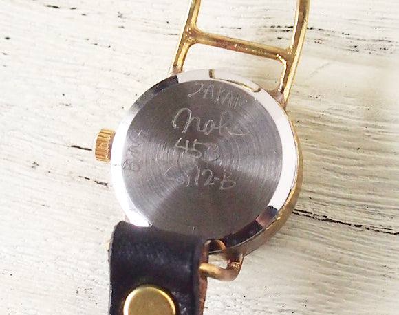 渡辺工房 手作り腕時計 “Coil2-B”3重巻きベルト レディースブラス [NW-45B]