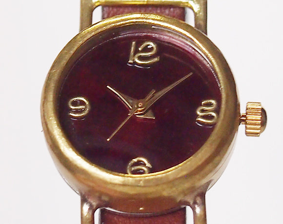 Watanabe Koubou Handmade Watch “Coil2-B” Triple Belt Ladies Brass [NW-45B] 