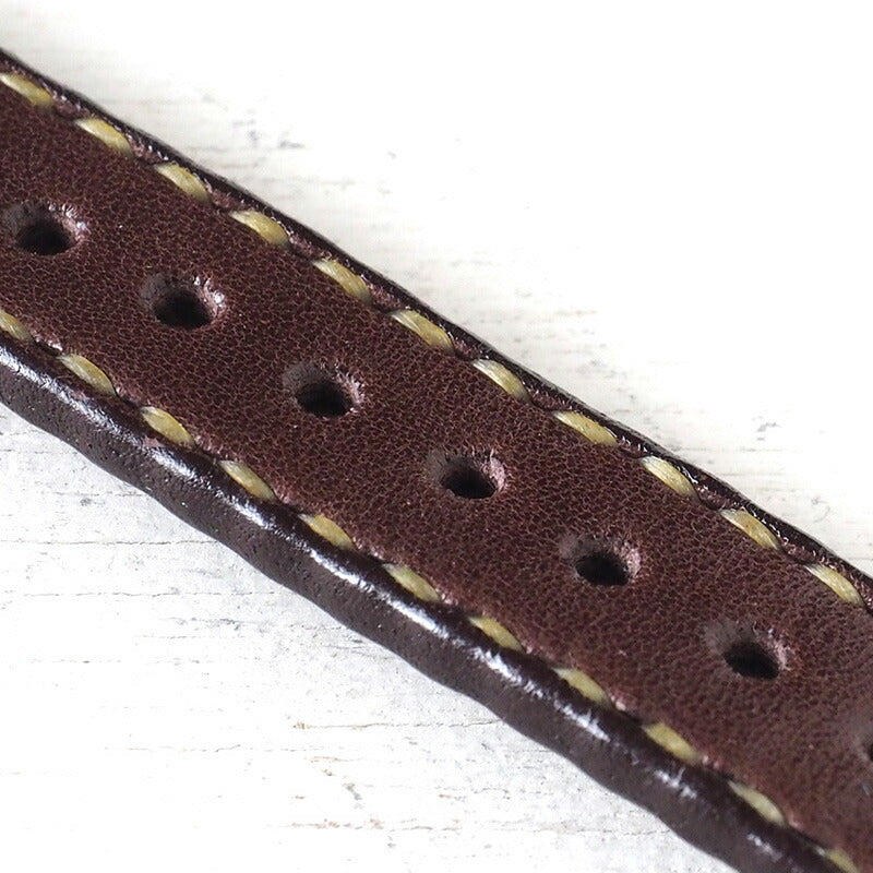 Watanabe Kobo handmade watch automatic winding back skeleton men's brass 32mm hand-stitched belt [NW-BAM032] 