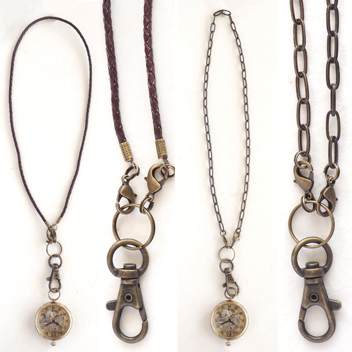 渡辺工房 手作り懐中時計 “倭の刻 手巻 懐二（わのこく てまき かいに）” 手巻き 漢数字 38ｍｍ [NW-BHW154]