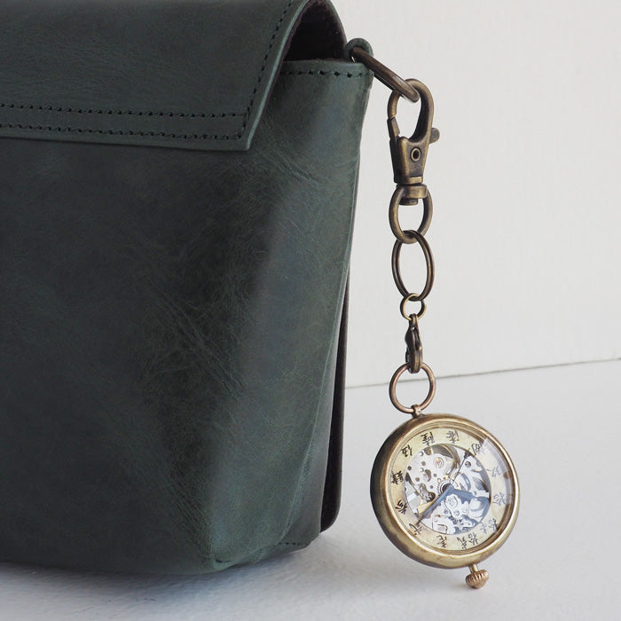 渡辺工房 手作り懐中時計 “倭の刻 手巻 懐二（わのこく てまき かいに）” 手巻き 漢数字 38ｍｍ [NW-BHW154]