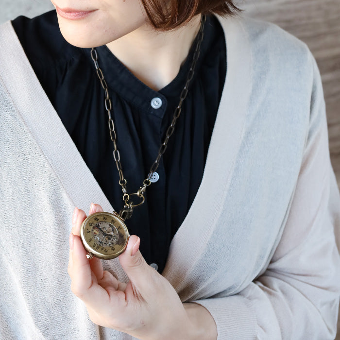 how to wear pocket watch?