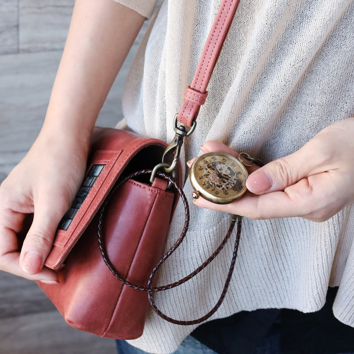 渡辺工房 手作り懐中時計 “倭の刻 手巻 懐三(わのこく てまき かいさん)” 手巻き 漢数字 44ｍｍ[NW-BHW155]