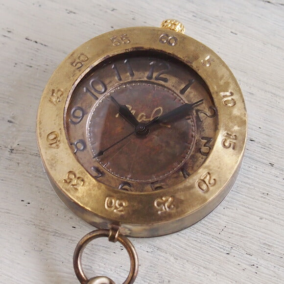 渡辺工房 手作り懐中時計“Biggie懐中-B”ジャンボブラス [NW-JUM109]