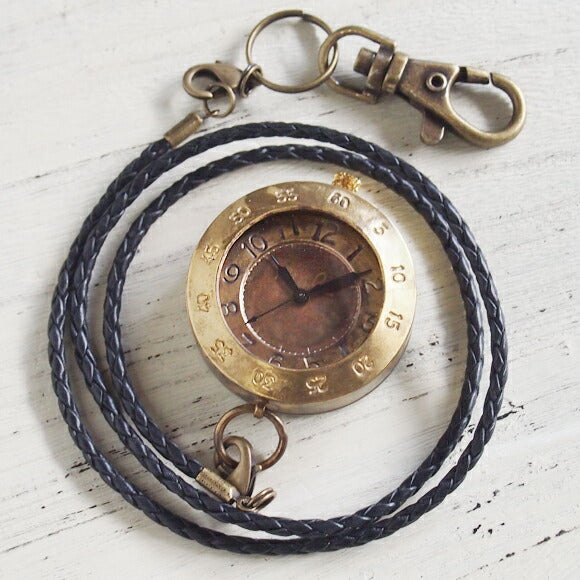 渡辺工房 手作り懐中時計“Biggie懐中-B”ジャンボブラス [NW-JUM109]