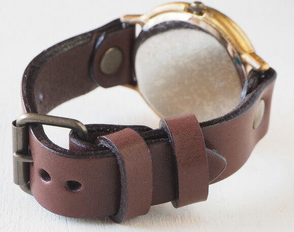 渡辺工房 手作り腕時計 ジャンボブラス “GRANDAD-B-SS2” 真鍮文字盤 スモールセコンド [NW-JUM116SS2]