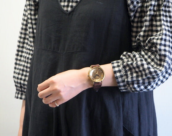 渡辺工房 手作り腕時計 ジャンボブラス “GRANDAD-B-SS2” 真鍮文字盤 スモールセコンド [NW-JUM116SS2]