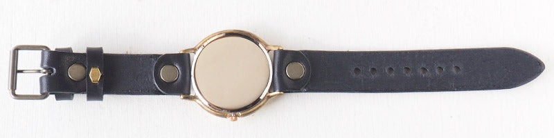 渡辺工房 手作り腕時計 “GRANDAD-B-SSP”ジャンボブラス 黒文字盤 スモールセコンド [NW-JUM116SSP-BK]