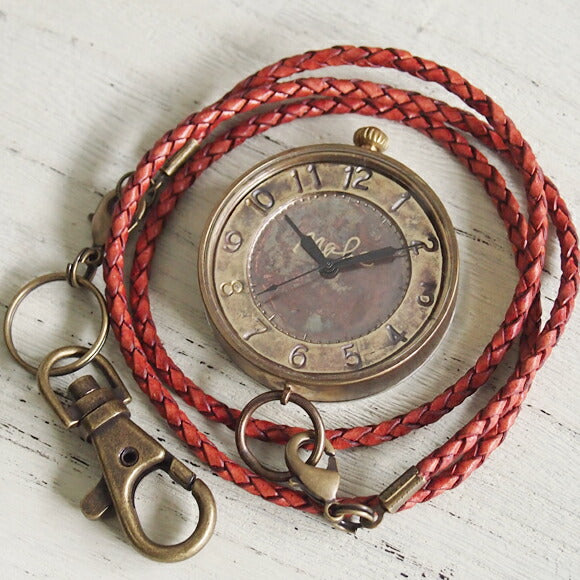 渡辺工房 手作り懐中時計“S-WATCH－MEGA懐中”ジャンボブラス [NW-JUM121]