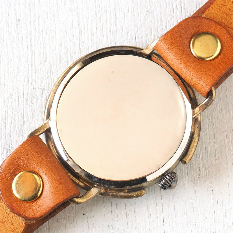 渡辺工房 手作り腕時計 ジャンボブラス “GIGANT-B-Rev” 逆回転 [NW-JUM129REV]