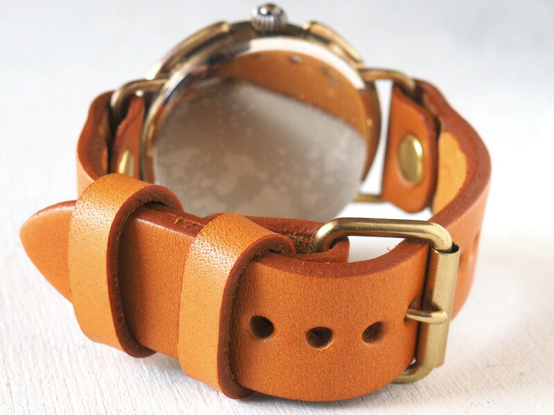 渡辺工房 手作り腕時計 ジャンボブラス “GIGANT-B-Rev” 逆回転 [NW-JUM129REV]