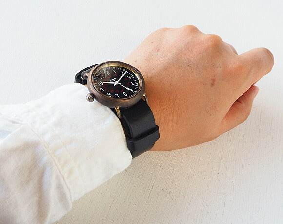Watanabe workshop handmade watch "Armor-JB-ML" black dial military watch NATO belt [NW-JUM155] 
