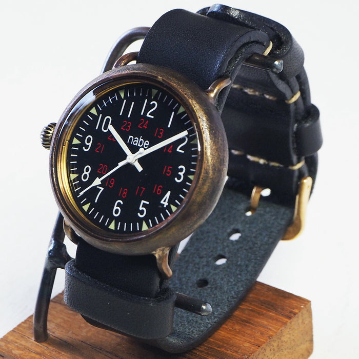 Watanabe workshop handmade watch "Armor-JB-ML" black dial military watch NATO belt [NW-JUM155] 