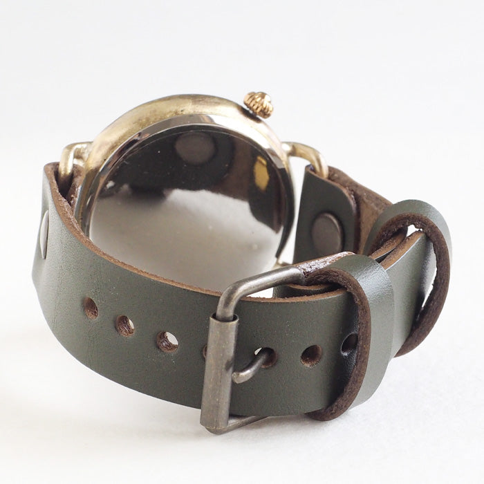 渡辺工房 手作り腕時計 “倭ノ刻(わのこく) 八” スモールセコンド 漢数字 44ｍｍサイズ [NW-JUM193SS]