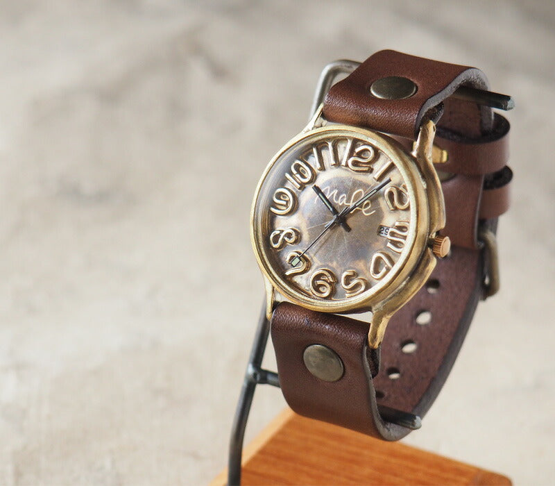 渡邊工坊手工腕錶“JB-DATE”帶銅焊數字日期 [NW-JUM31DATE] 