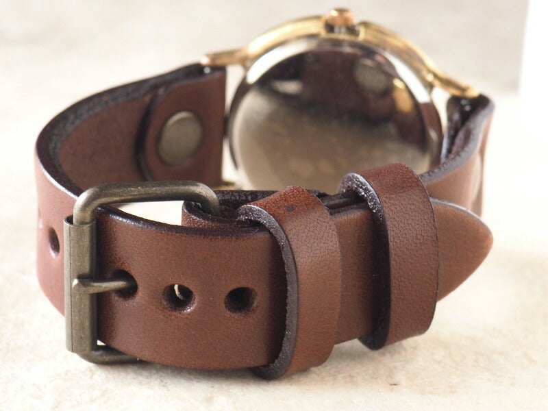 渡辺工房 手作り腕時計 “J.B.-DATE” ロウ付け数字 デイト付き [NW-JUM31DATE]