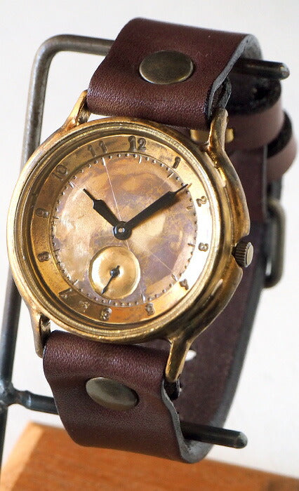 渡辺工房 手作り腕時計 ジャンボブラス “J.B.-SS2” 真鍮文字盤 スモールセコンド [NW-JUM31SS2]