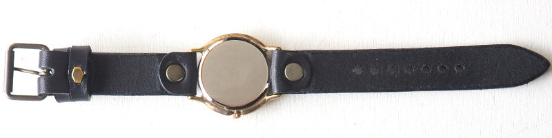 渡辺工房 手作り腕時計 “J.B.-SSP”メンズブラス 黒文字盤 スモールセコンド [NW-JUM31SSP-BK]