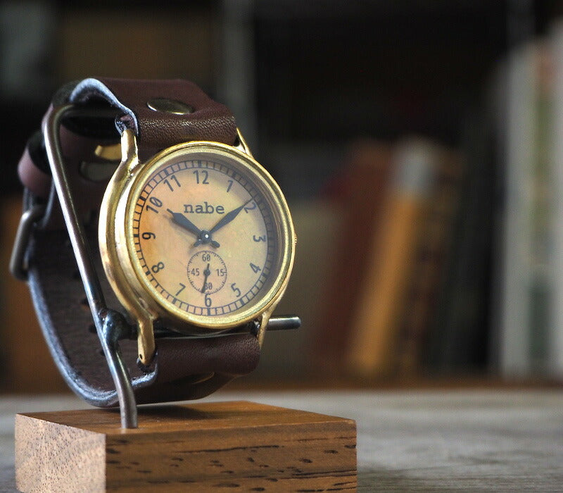 渡辺工房 手作り腕時計 “J.B.-SSP” ゴールド文字盤 [NW-JUM31SSP-G]