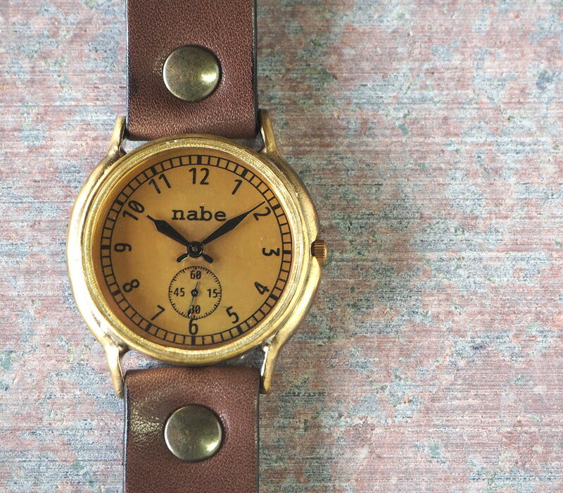 渡辺工房 手作り腕時計 “J.B.-SSP” ゴールド文字盤 [NW-JUM31SSP-G]